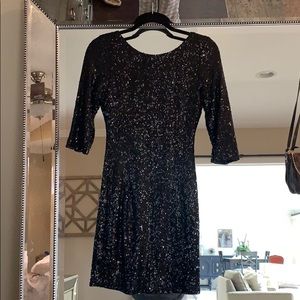 Black Sequence Dress